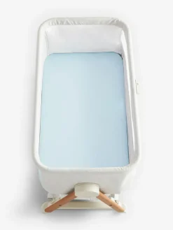 Online Next 2 Pack Blue 100% Cotton Jersey Baby Fitted Sheets