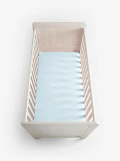 Online Next 2 Pack Blue 100% Cotton Jersey Baby Fitted Sheets