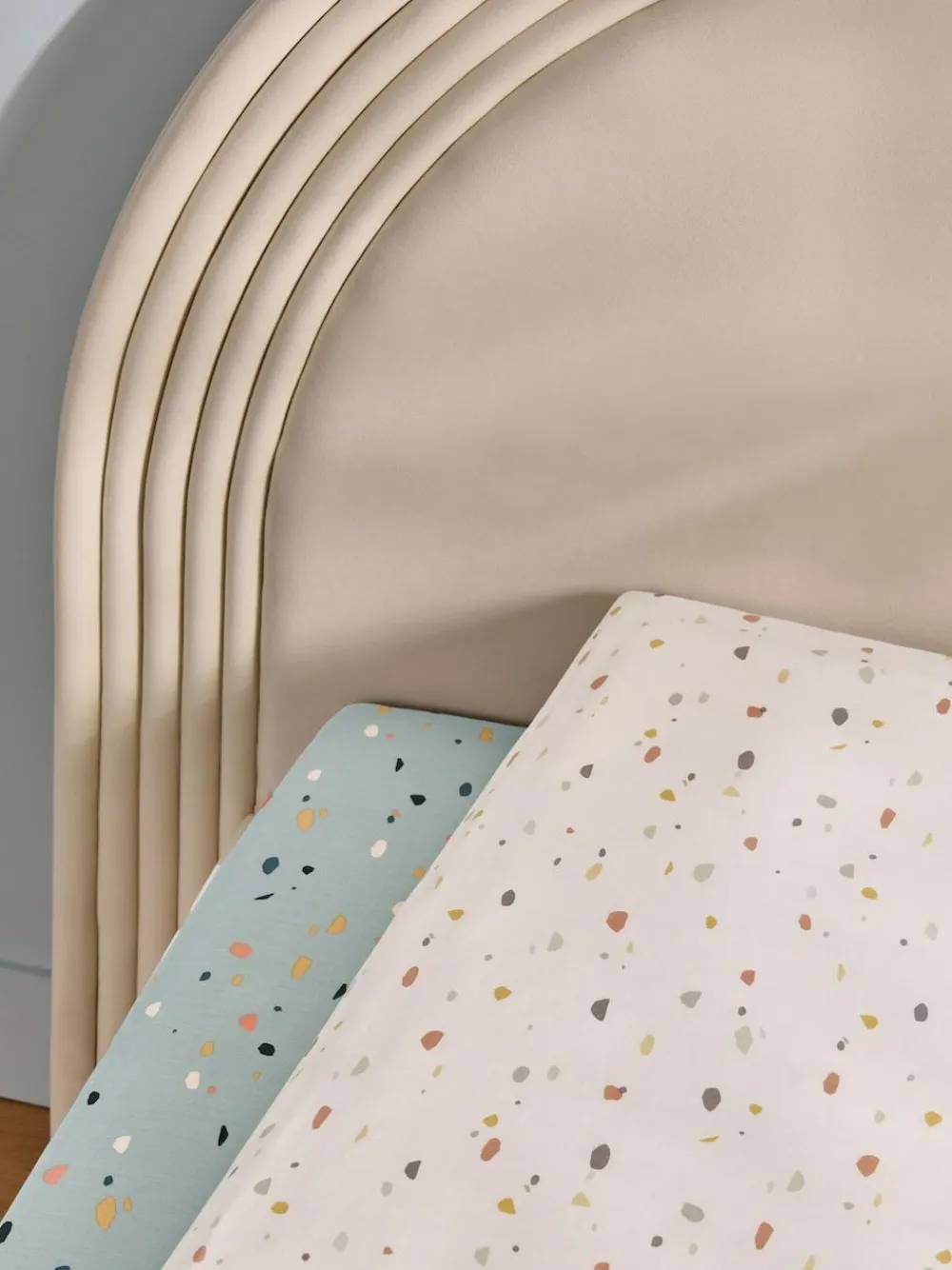 Sale Next 2 Pack Blue Terrazzo Fitted Sheets