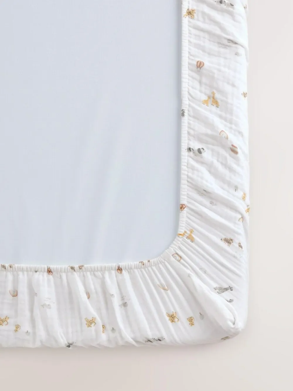 Next 2 Pack Baby Muslin Fitted Sheets^ Bedsheets & Pillow Cases|Nursery Bedding