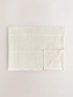 Hot Next 2 Pack 100% Cotton Baby Cellular Blanket Natural