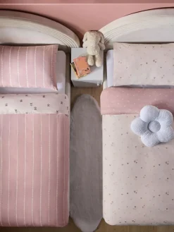 Next 2 Pack Natural Hearts Duvet Cover and Pillowcase Set^ Childrens Bedding|Bedsets & Duvet Covers