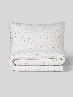 New Next 2 Pack Teal Blue Terrazzo Duvet Cover and Pillowcases Set