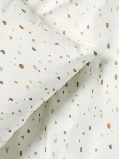 New Next 2 Pack Teal Blue Terrazzo Duvet Cover and Pillowcases Set