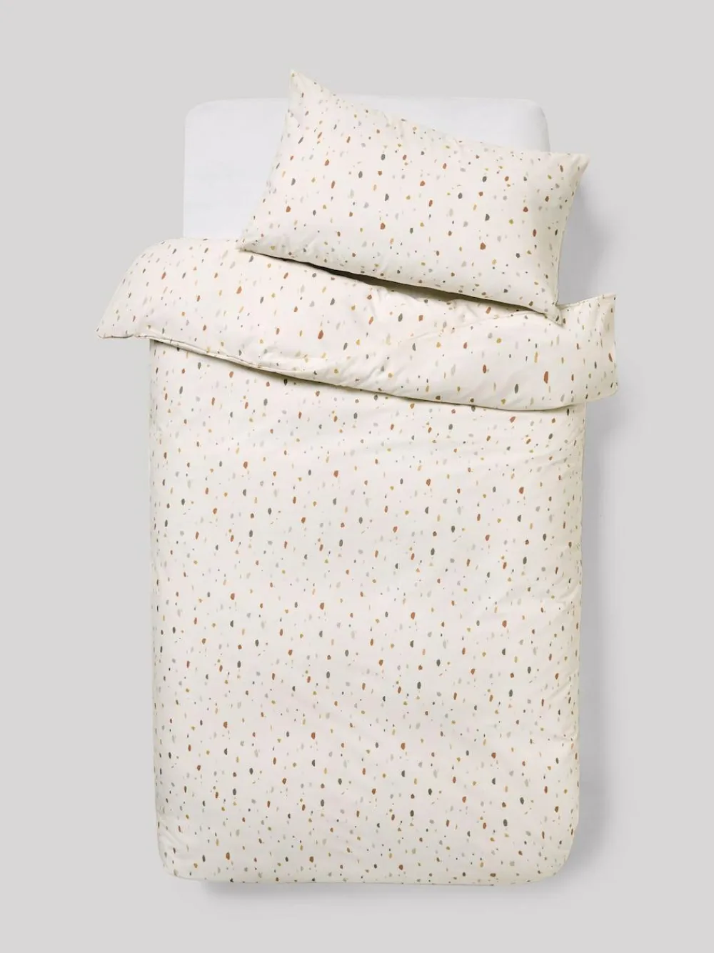 New Next 2 Pack Teal Blue Terrazzo Duvet Cover and Pillowcases Set