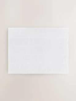 Online Next 2 Pack 100% Cotton Baby Cellular Blanket White