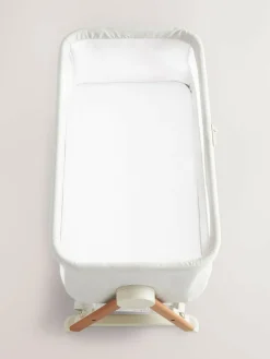 Next 2 Pack White 100% Cotton Jersey Baby Fitted Sheets^ Bedsheets & Pillow Cases|Nursery Bedding