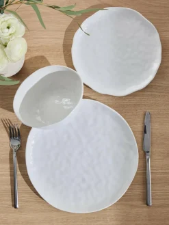 Next 12 Piece White Anya Dinner Set^ Dinner Sets & Pasta Bowls