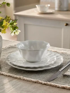 Next 12 Piece White Sadie Dinner Set^ Dinner Sets & Pasta Bowls