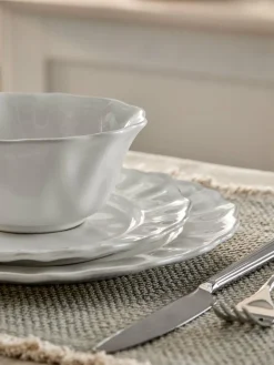 Next 12 Piece White Sadie Dinner Set^ Dinner Sets & Pasta Bowls