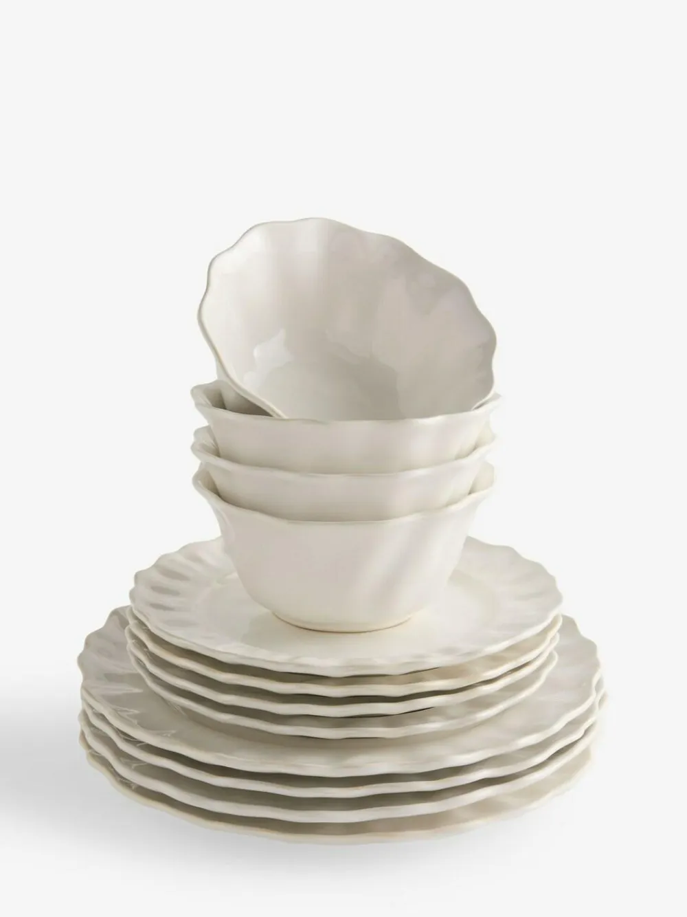 Next 12 Piece White Sadie Dinner Set^ Dinner Sets & Pasta Bowls