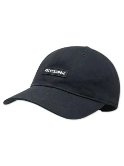 Abercrombie & Fitch Black Essential Logo Cap^BOY Hats