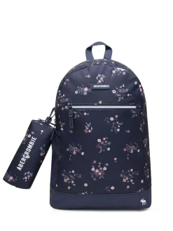 Hot Abercrombie & Fitch Blue Backpack with Pencil Case