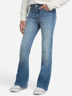 Online Abercrombie & Fitch Blue High Rise Flare Jeans