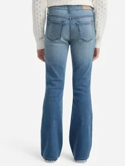 Online Abercrombie & Fitch Blue High Rise Flare Jeans