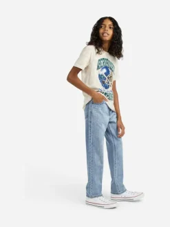 Abercrombie & Fitch Loose Fit Jeans Blue