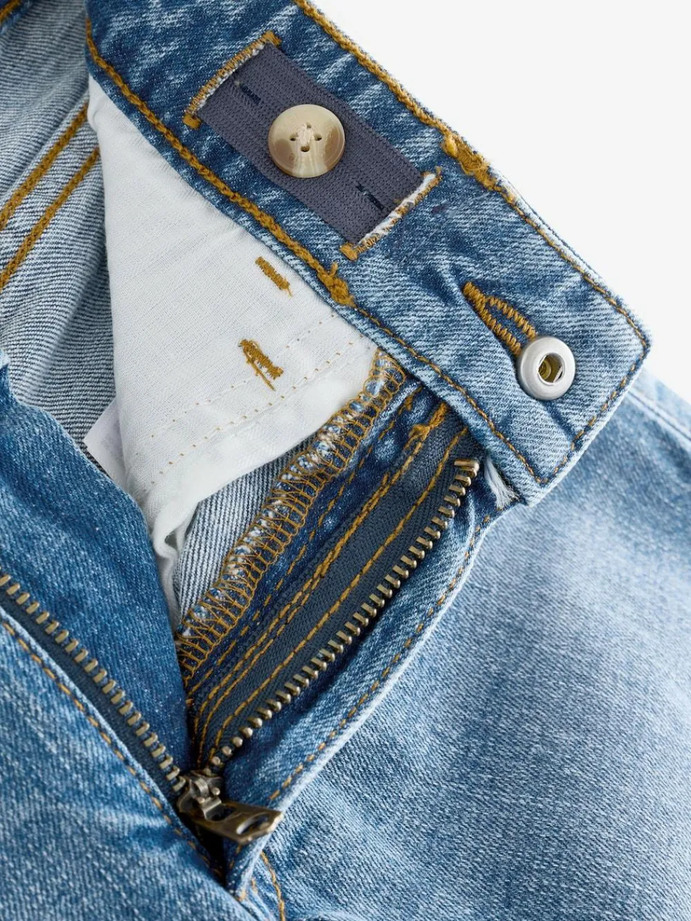 Outlet Abercrombie & Fitch High Rise Wide Leg Jeans Blue Navy