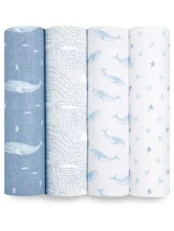 Aden + Anais Cotton Muslin Blankets 4 Pack^ Newborn Accessories