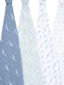 Aden + Anais Cotton Muslin Blankets 4 Pack^ Newborn Accessories