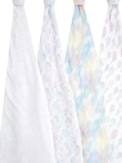 Aden + Anais Cotton Muslin Blankets 4 Pack^ Newborn Accessories