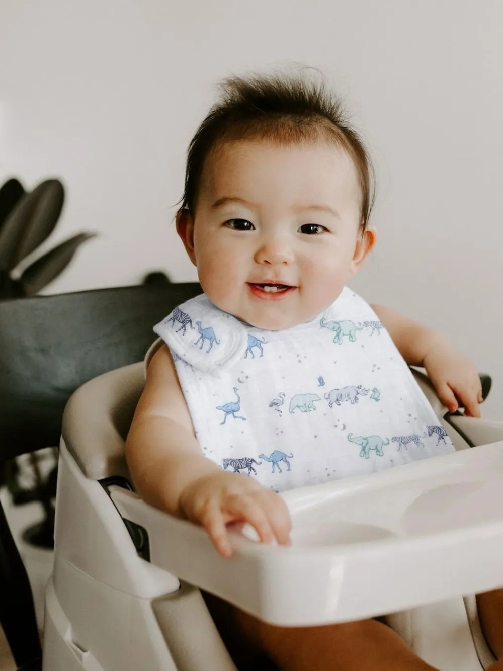 Aden + Anais Pink Cotton Muslin Snap Bibs 3 Pack^ Bibs