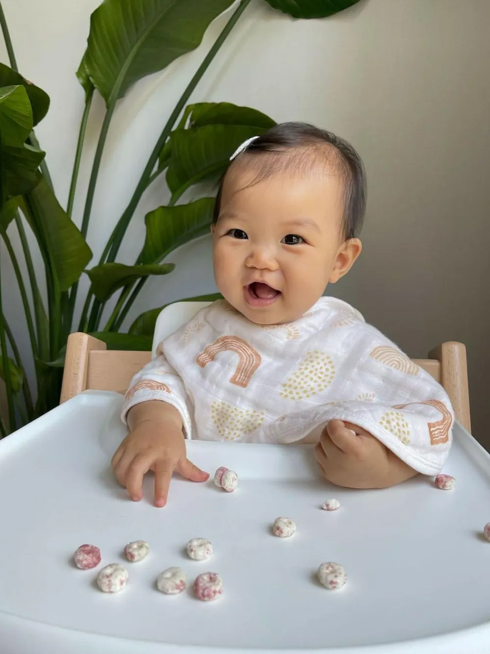 Aden + Anais White 100% Cotton Muslin Keep Rising Burpy Bibs 2 Pack^ Bibs