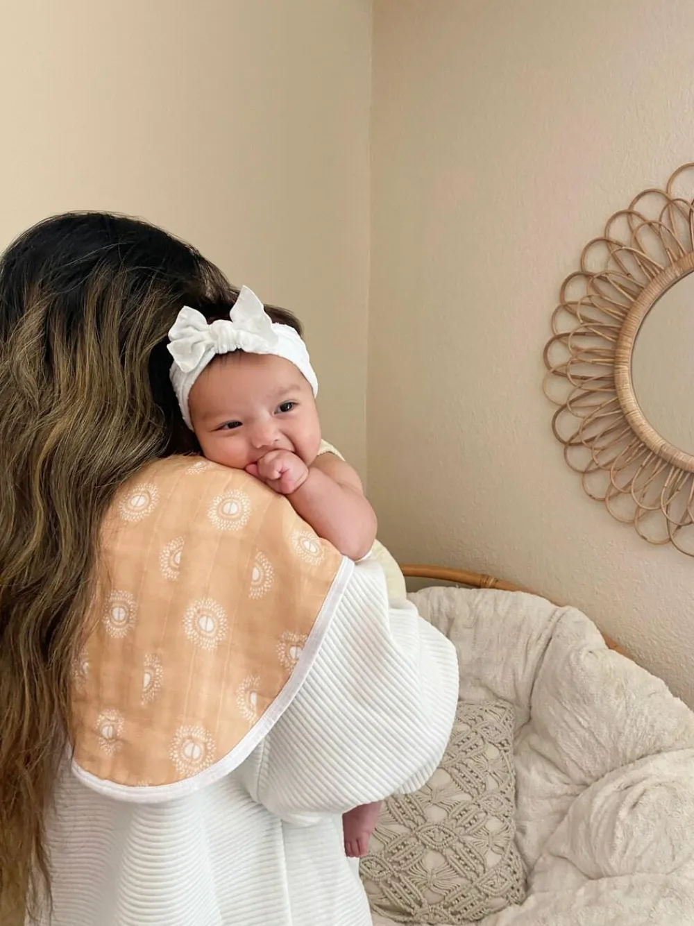 Aden + Anais White 100% Cotton Muslin Keep Rising Burpy Bibs 2 Pack^ Bibs