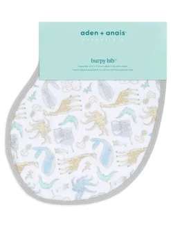 Online Aden + Anais White Essentials 100% Cotton Muslin History Baby Burpy Bib