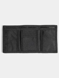 New adidas 3 Stripe Wallet Black