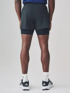 adidas Black Adizero Essential Running Shorts^ Shorts