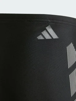 Sale adidas Black Big Bars Swim Boxers Kids
