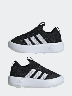 adidas Black Bubblecomfy Slip On Infant Trainers^BOY Shoes|School Shoes