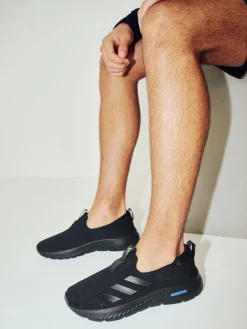 Sale adidas Black Cloudfoam Move Lounger Slip In Trainers