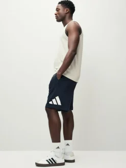 Best adidas Essentials Big Logo French Terry Shorts Black