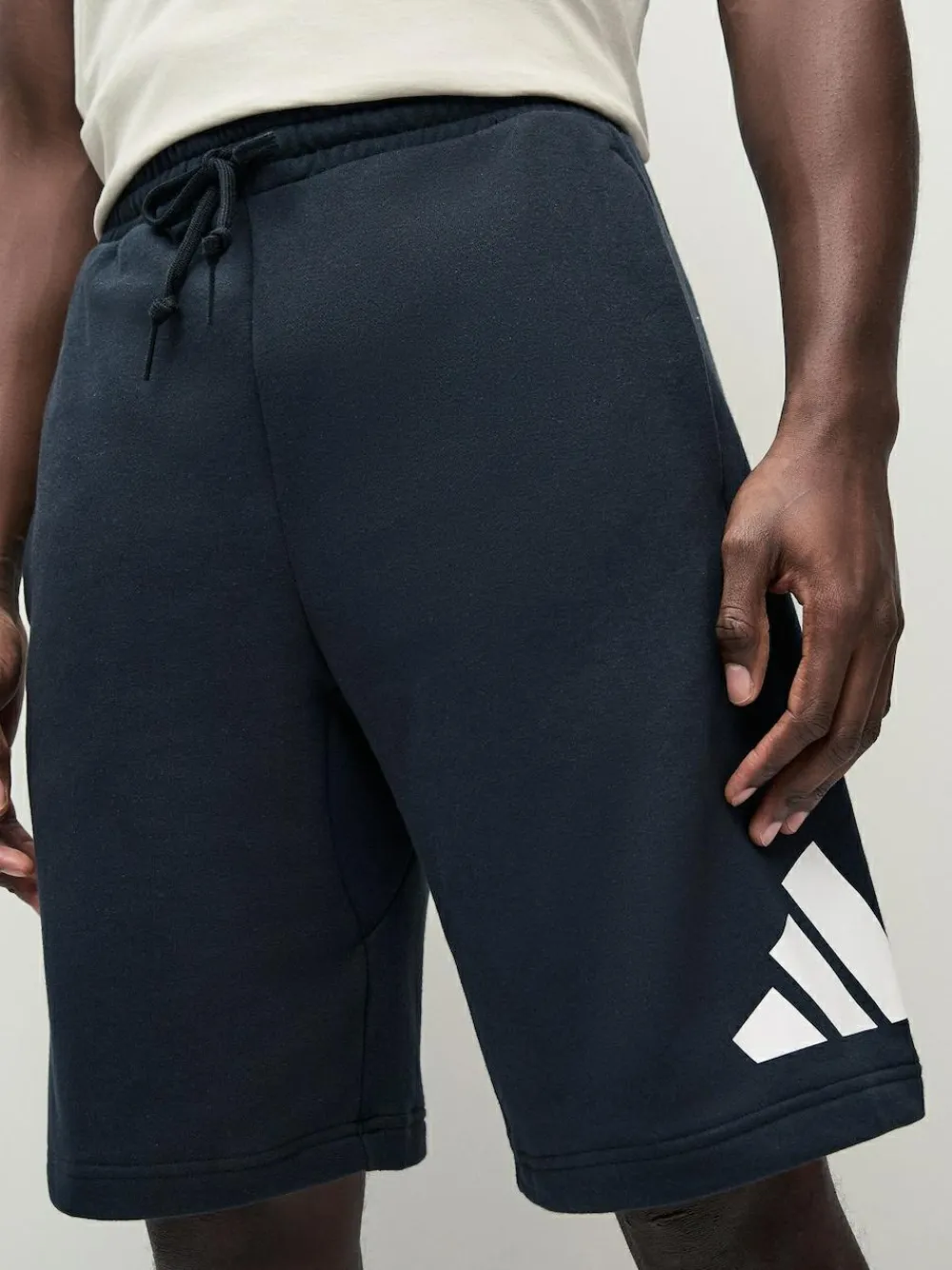 Best adidas Essentials Big Logo French Terry Shorts Black