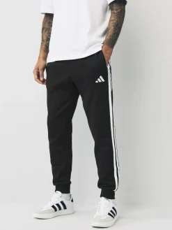 Sale adidas Essentials 3-Stripes Fleece Joggers Black