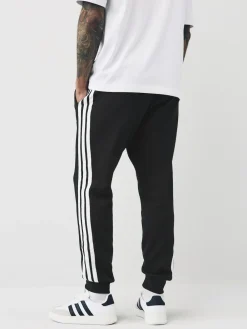 Sale adidas Essentials 3-Stripes Fleece Joggers Black