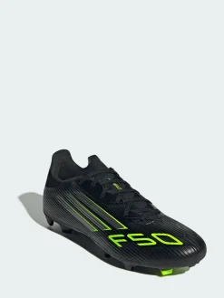 adidas Black F50 League Firm/Multi-Ground Boots^ Soccer Cleats