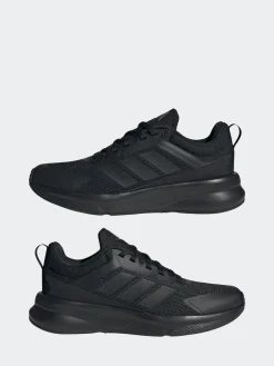 adidas Fortarun 4.0 Lace Junior Trainers Black
