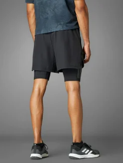 adidas Black 2-in-1 Shorts^ Shorts