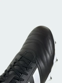 adidas Black Kakari Elite Soft Ground Rugby Boots^ Soccer Cleats