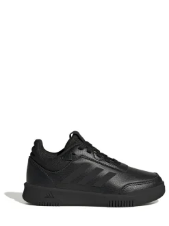 adidas Black Lace Up Tensaur Kids Trainers^BOY School Shoes|Boys Shoes