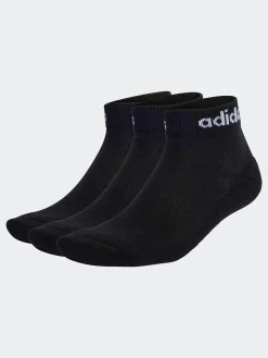 adidas Linear Ankle Cushioned Socks 3 Pack^Women Socks & Tights