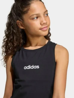 Sale adidas Linear Jersey Tank Top Black