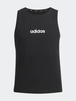 Sale adidas Linear Jersey Tank Top Black
