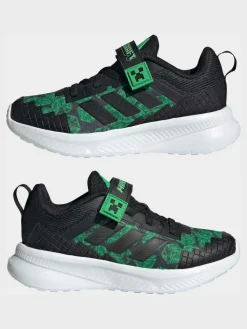 Discount adidas Minecraft Forarun 4.0 Kids Trainers Black