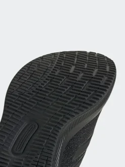 adidas Black Runfalcon 5 Elastic Lace Running Kids Trainers