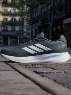 adidas Black Runfalcon 5 Wide Running Shoes^ Sneakers