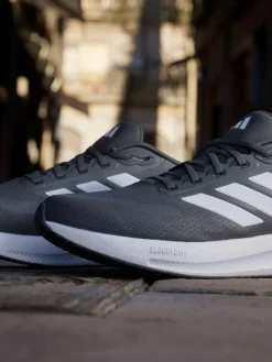 adidas Black Runfalcon 5 Wide Running Shoes^ Sneakers