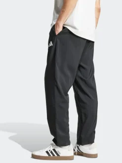 Discount adidas Black Small Essentials Logo Open-Hem Stanford Tracksuit Bottoms